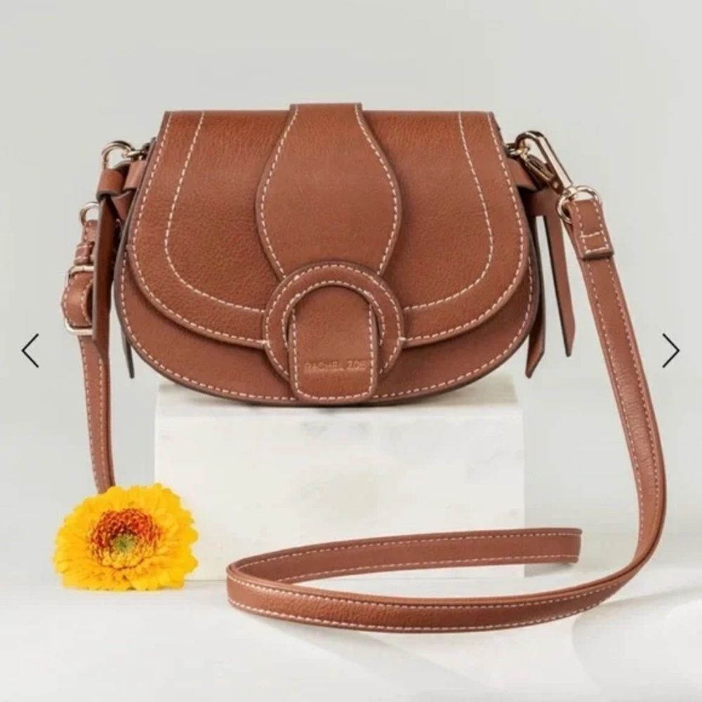 Rachel Zoe Saddle Crossbody & Belt Bag Brown NWT